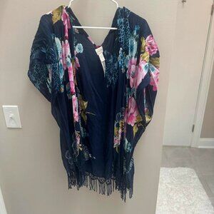 Chico's floral kimono wrap - s/m